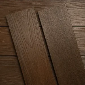 BPC Terrassendielen BRAUN co-extrudiert 23x140 mm Holzstruktur Günstig